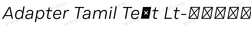 Adapter Tamil Text Lt字体转换